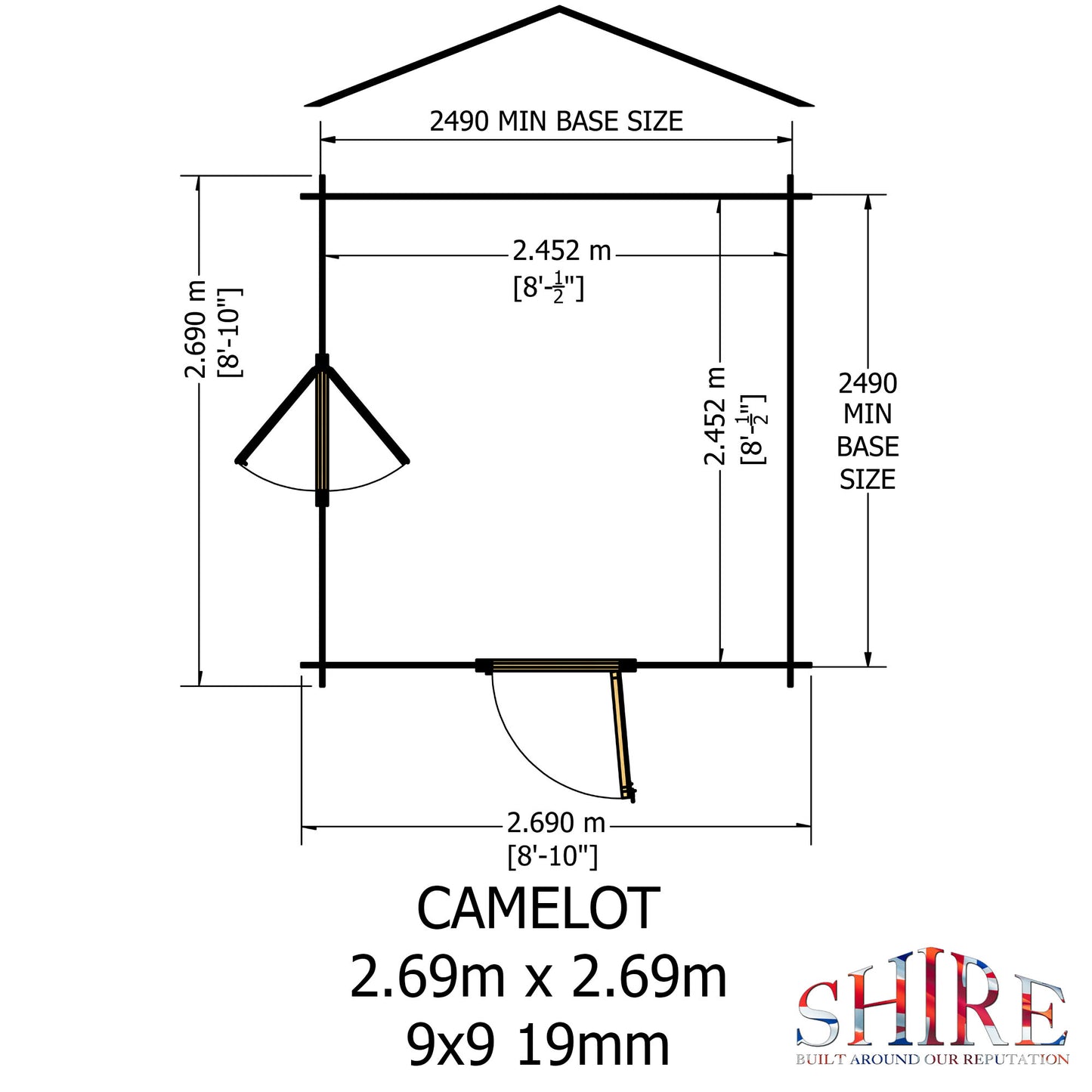 Shire Camelot 9x9