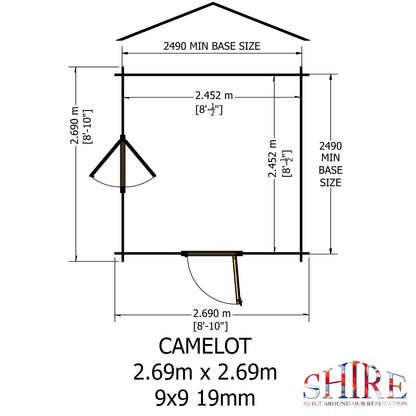 Shire Camelot 9x9