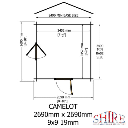 Shire Camelot 9x9