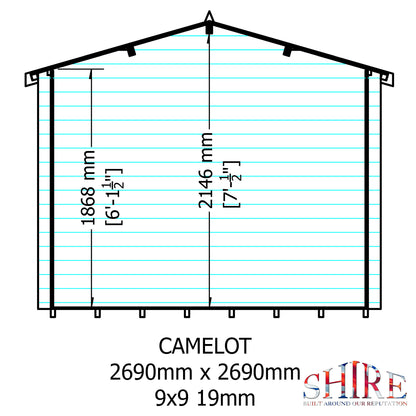 Shire Camelot 9x9