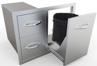 Sunstone Tank Tray Double Drawer Combo