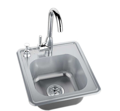 Sunstone Drop-In Sink with Hot/Cold Tap & Soap Dispenser