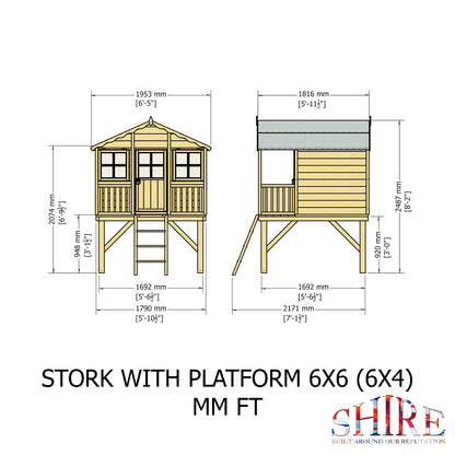 Shire Stork + platform