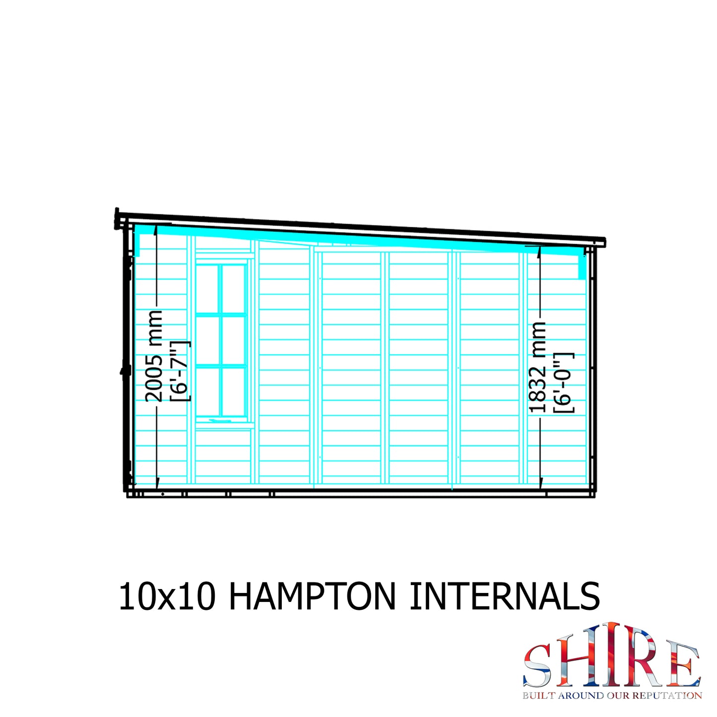 Shire Hampton 10x10 Loglap