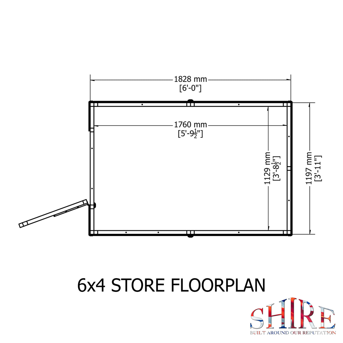 Shire Shetland Shiplap Apex 6x4