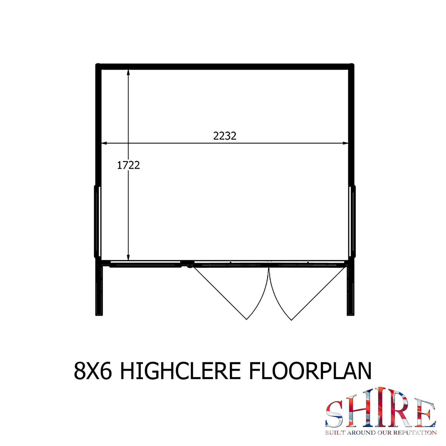 Shire Highclere 8x6 Shiplap