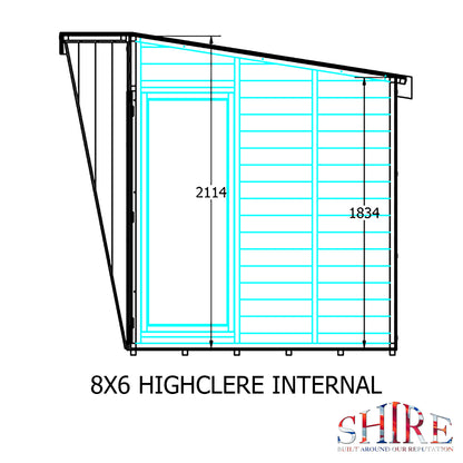 Shire Highclere 8x6 Loglap