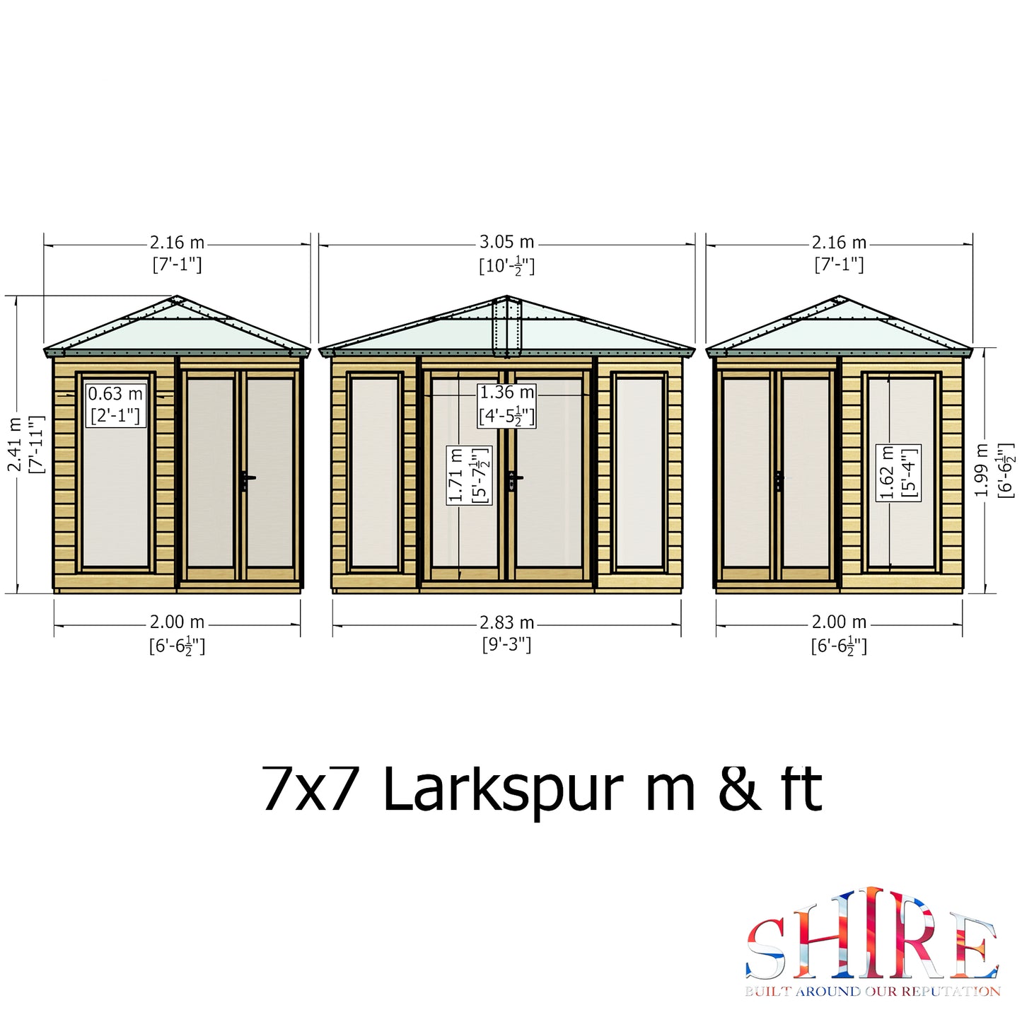 Shire Larkspur 7x7 Shiplap