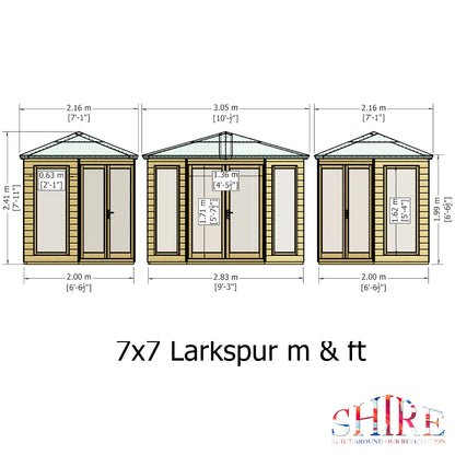 Shire Larkspur 7x7 Shiplap