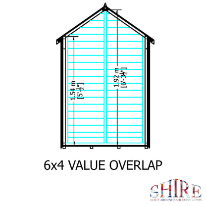 Shire Overlap 6x4 SD Value Pressure treated