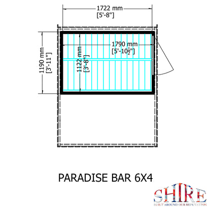 Shire Bar Pent 6x4