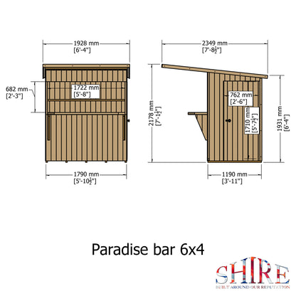 Shire Bar Pent 6x4