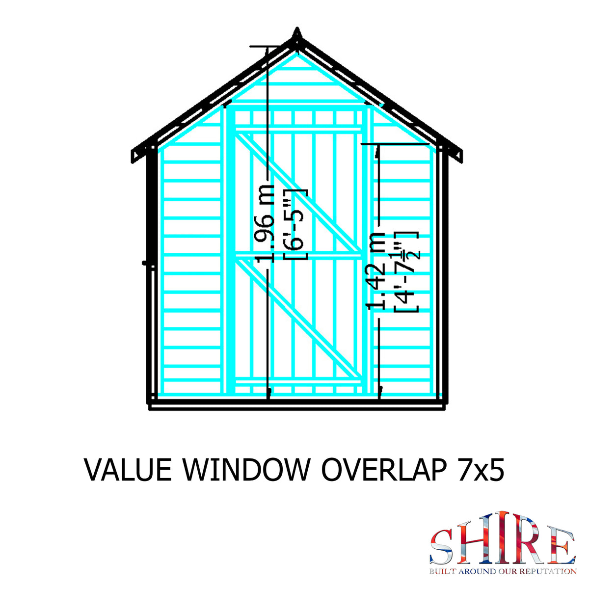 Shire Overlap 7x5 Value with Window