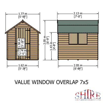 Shire Overlap 7x5 Value with Window