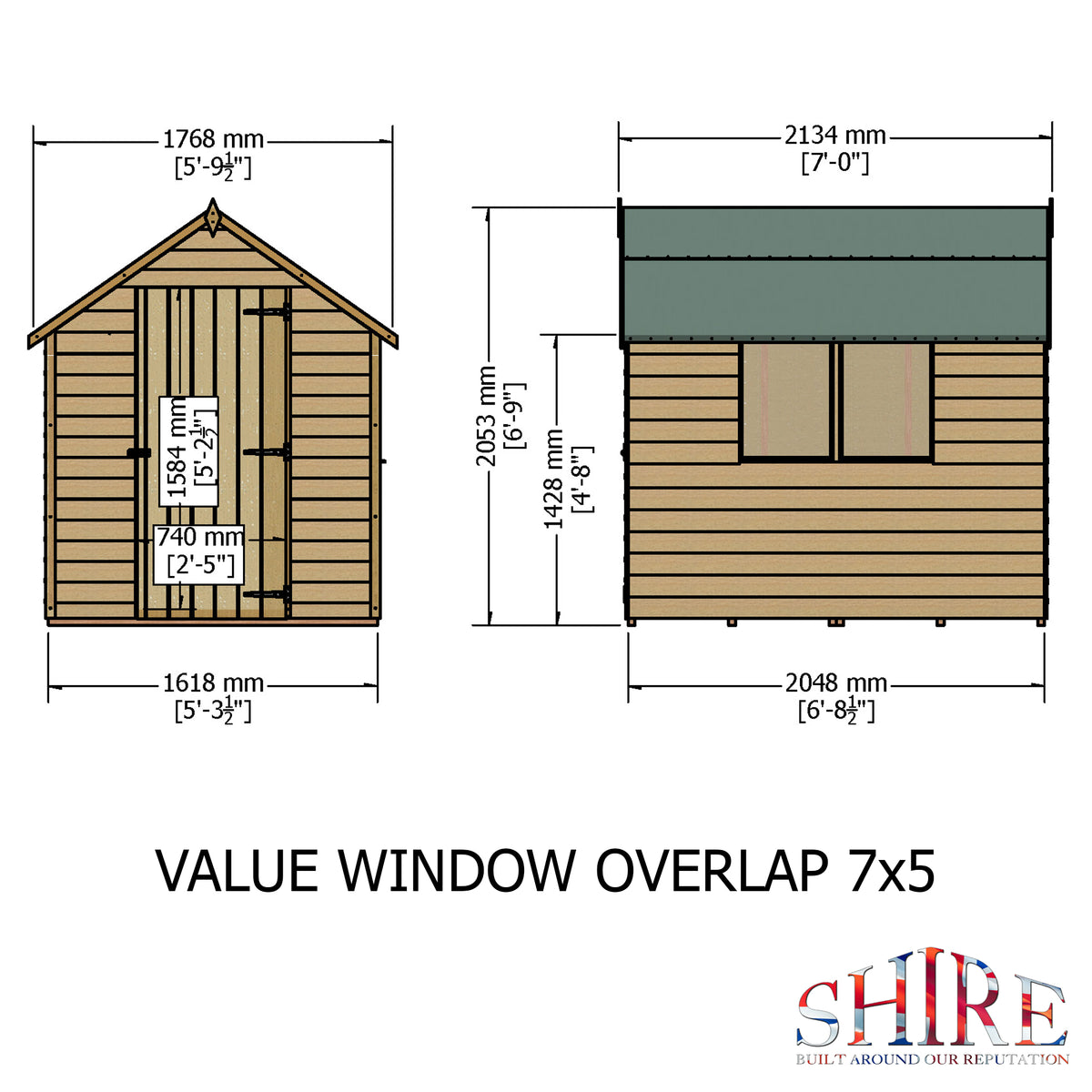 Shire Overlap 7x5 Value with Window