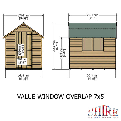 Shire Overlap 7x5 Value with Window