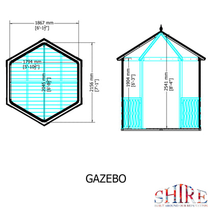 Shire Gazebo   Pressure treated