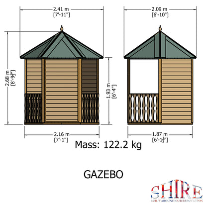 Shire Gazebo   Pressure treated