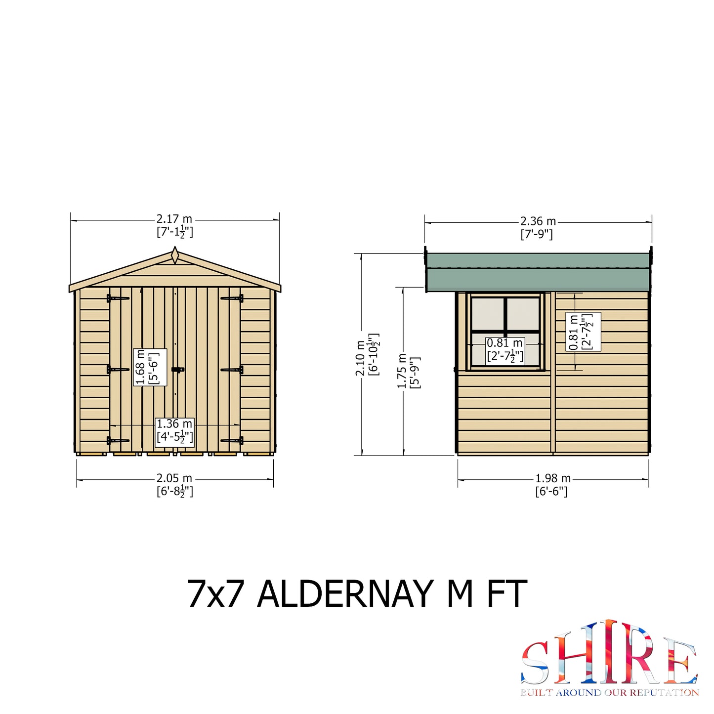 Shire Alderney 7 x 7