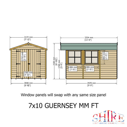 Shire Guernsey 7 x 10