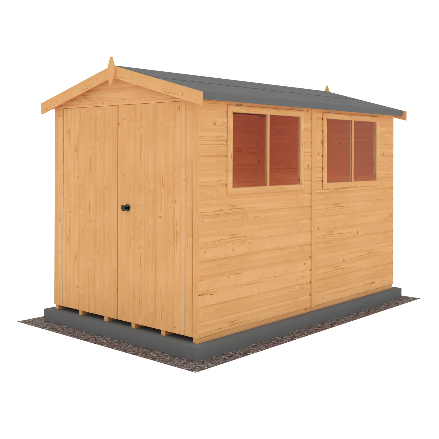 Shire Atlas 10x6 Double Door Shiplap