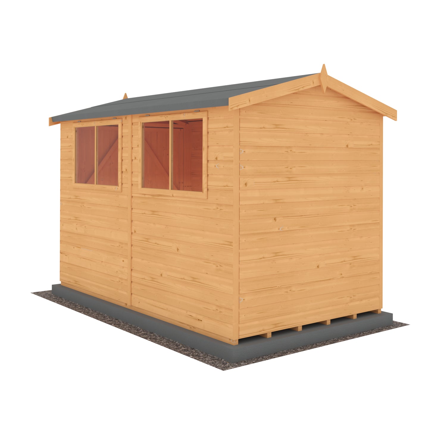 Shire Atlas 10x6 Double Door Shiplap