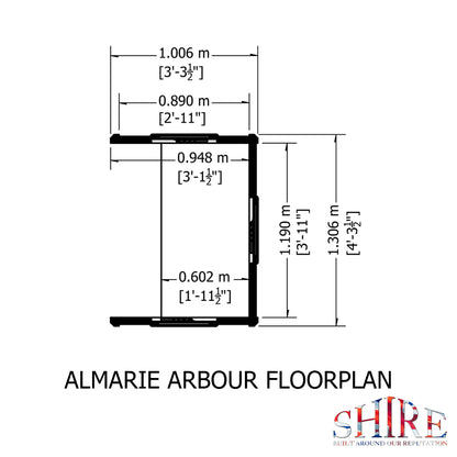 Shire Almarie Arbour Pressure treated