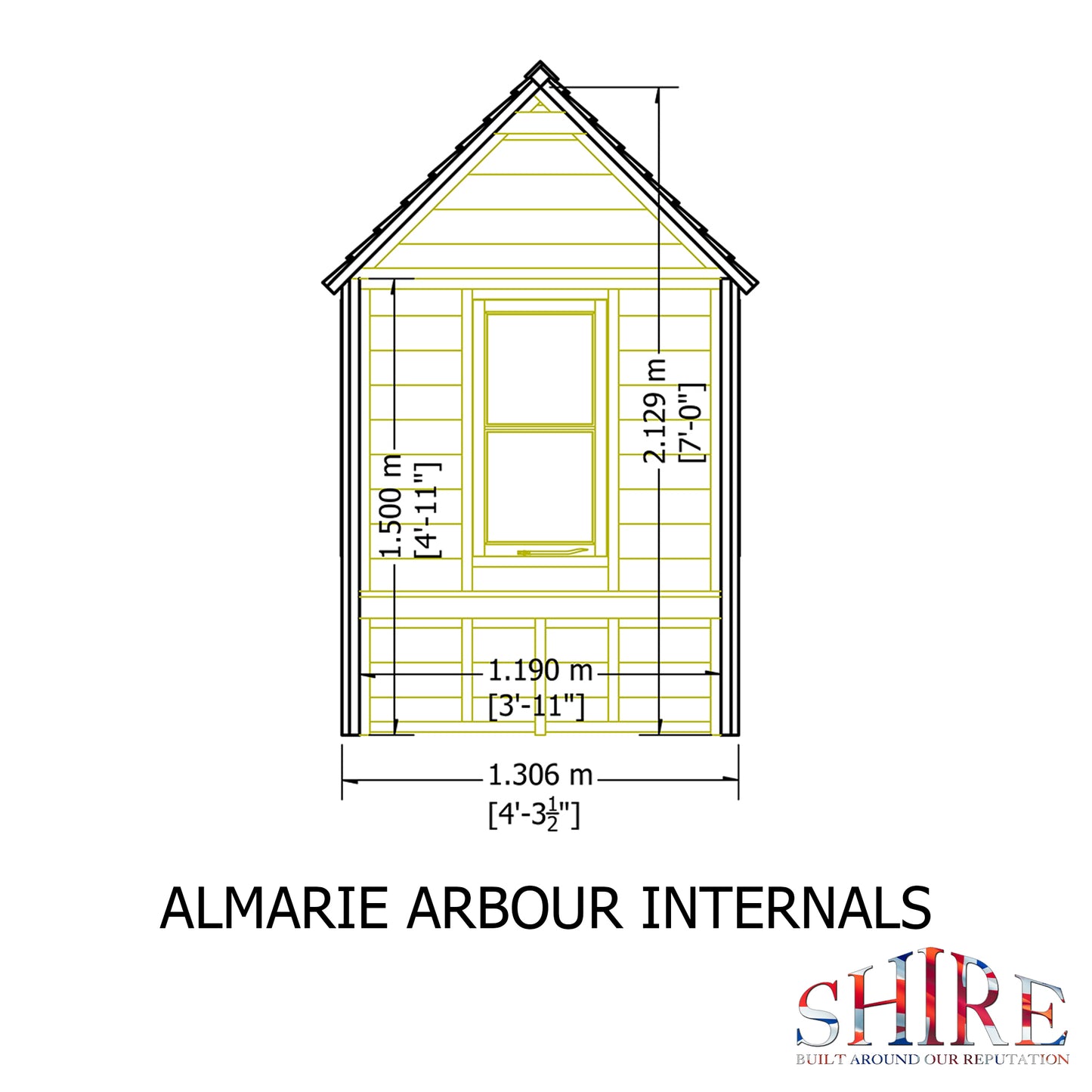 Shire Almarie Arbour Pressure treated