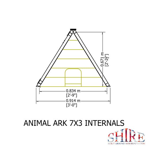 Shire Animal Ark 915 x 2134 x 790mm
