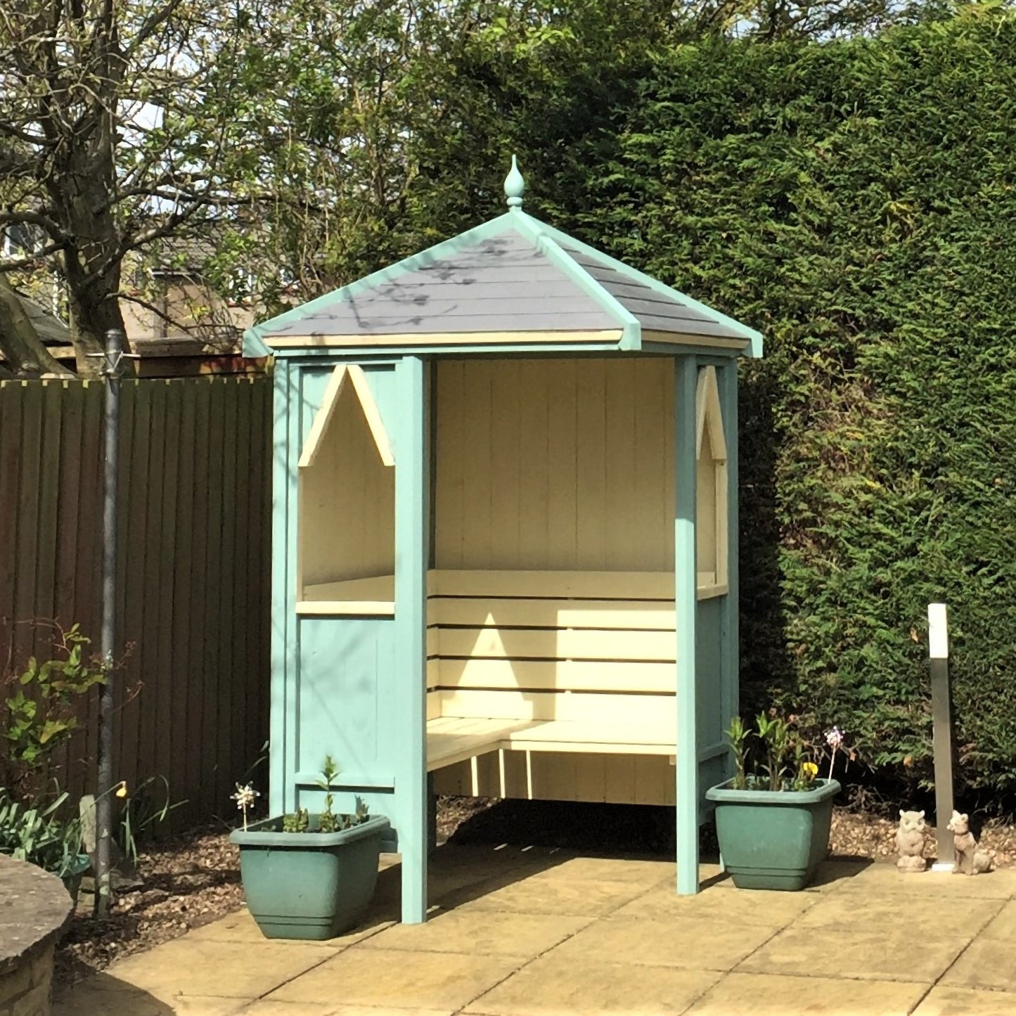 Shire Honeysuckle Corner Arbour Pressure treated