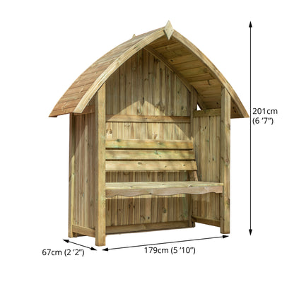 Mercia Trent Arch Top Arbour Seat