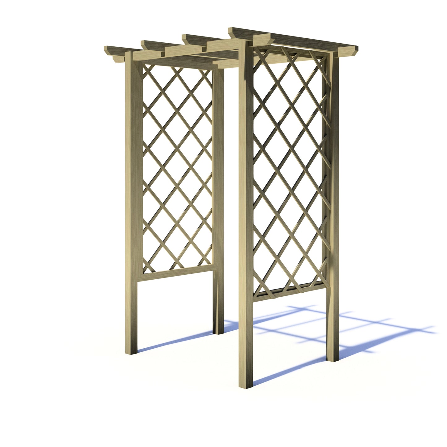 Shire Arch Trellis Pergola 4x3