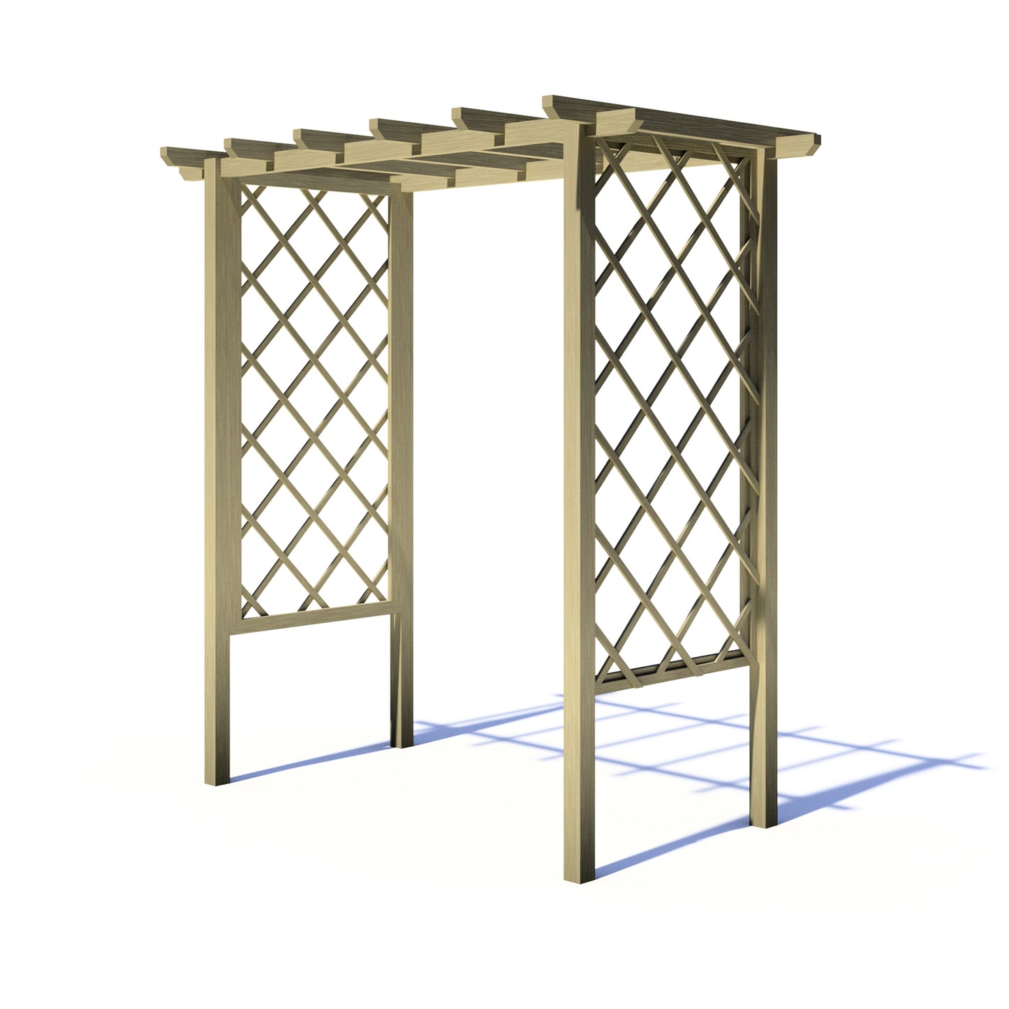 Shire Arch Trellis Pergola 6x3