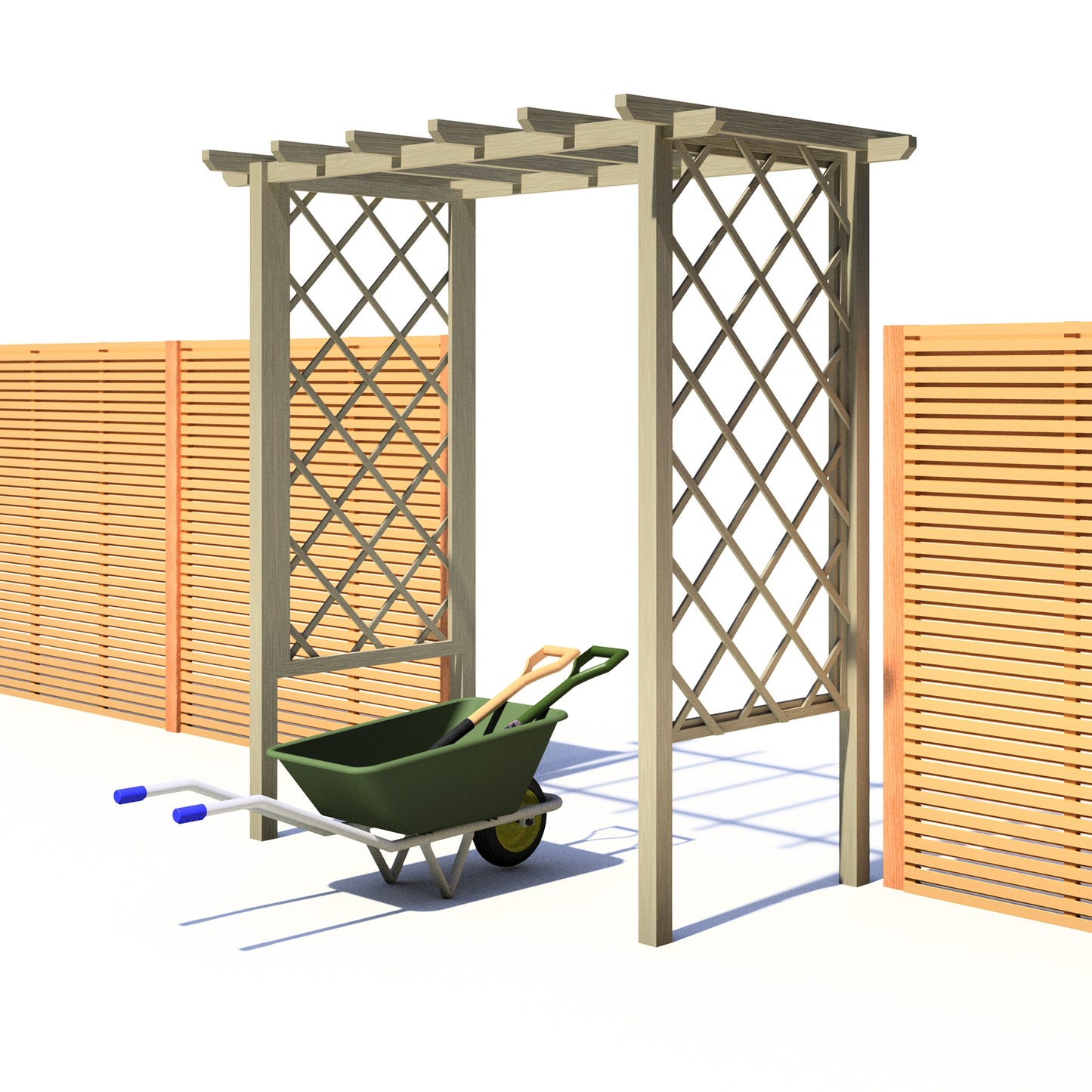 Shire Arch Trellis Pergola 6x3