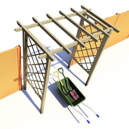 Shire Arch Trellis Pergola 6x3