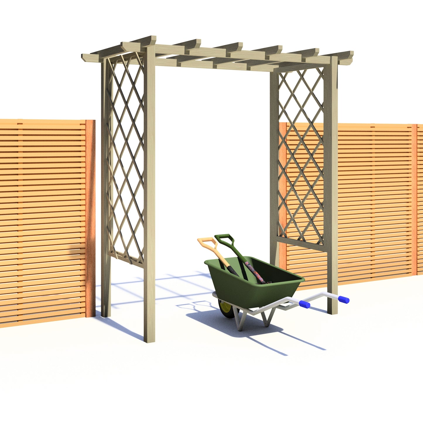 Shire Arch Trellis Pergola 6x3