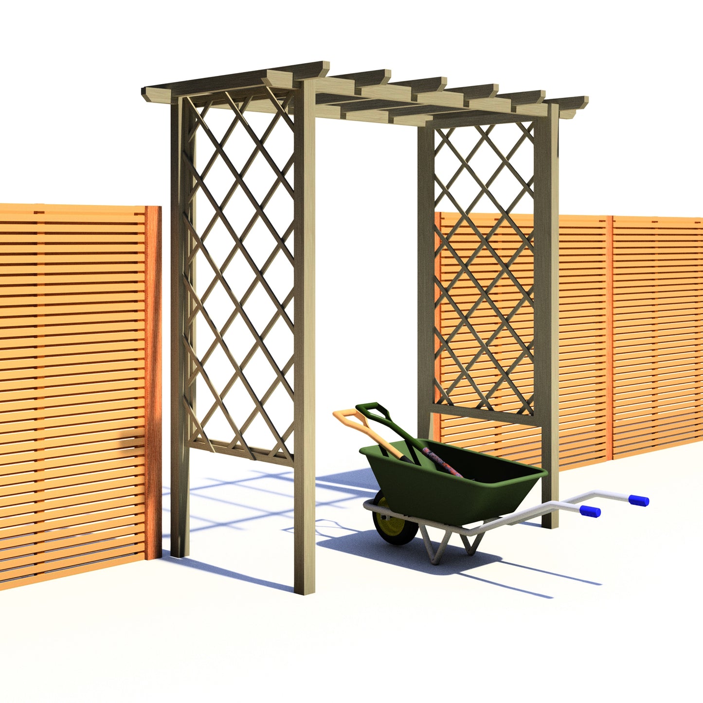 Shire Arch Trellis Pergola 6x3