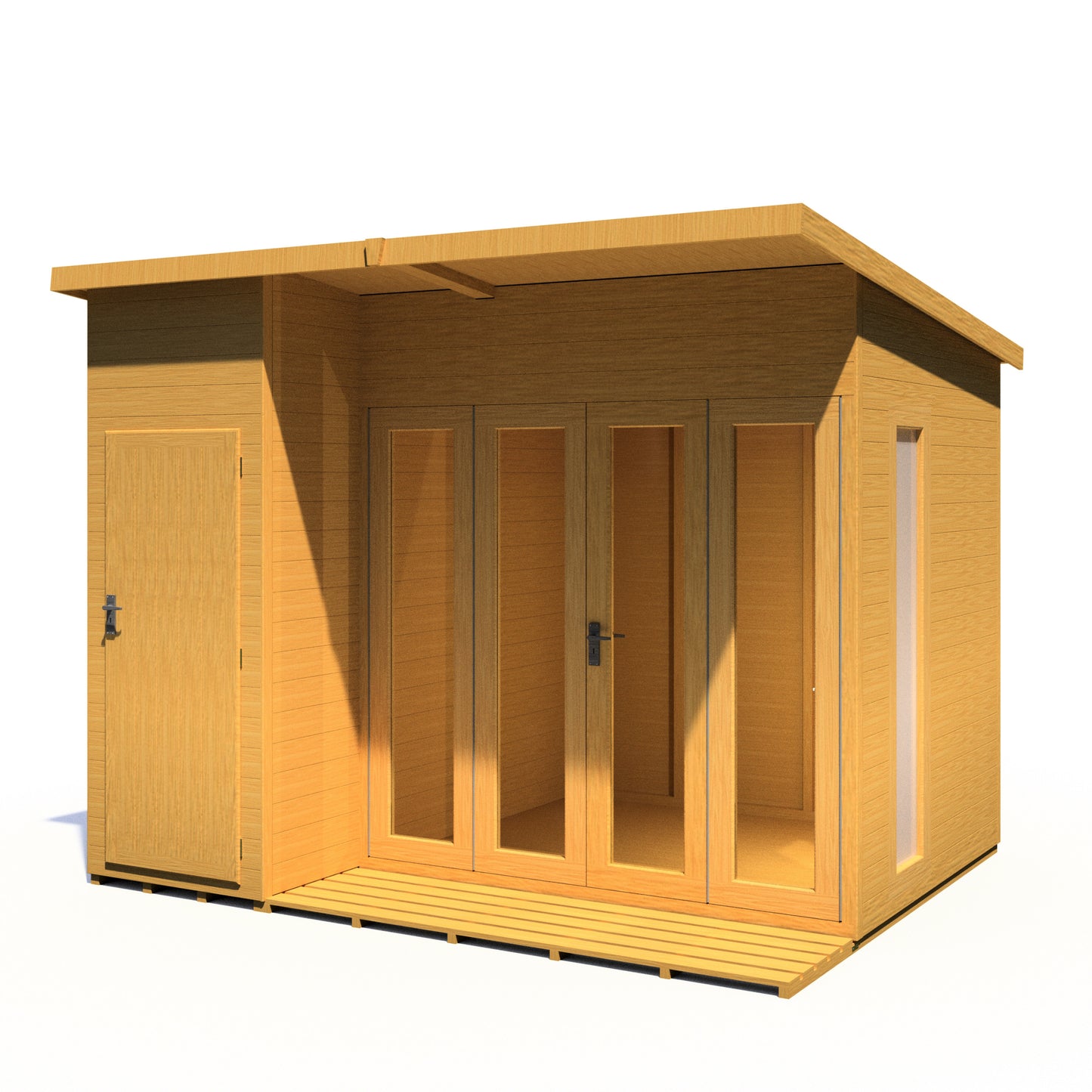 Shire Aster 10x8 Shiplap Left Hand Storage