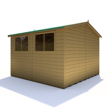 Shire Atlas 10x10 Double Door Shiplap