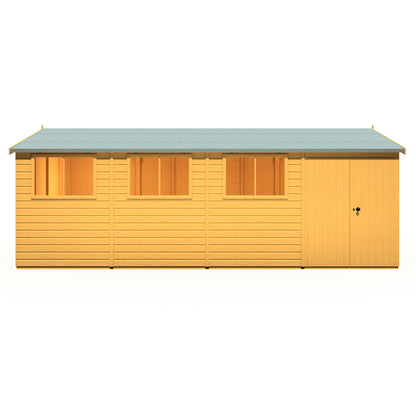 Shire Atlas 10x20 Double Door Loglap Reverse Apex