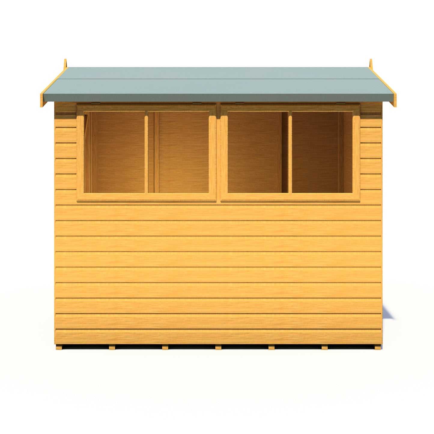 Shire Atlas 8x6 Single Door Shiplap