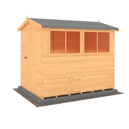 Shire Atlas 8x6 Single Door Shiplap