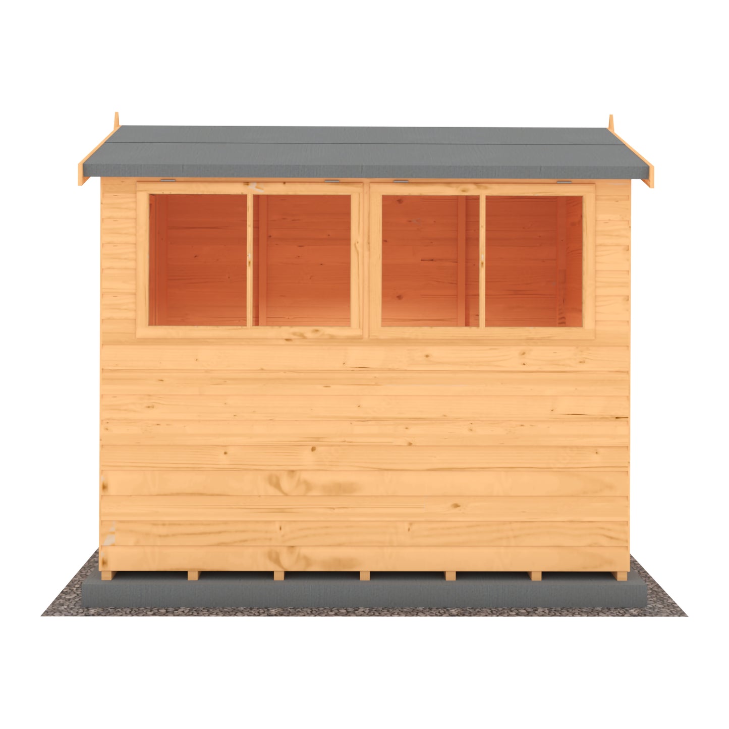 Shire Atlas 8x6 Single Door Shiplap