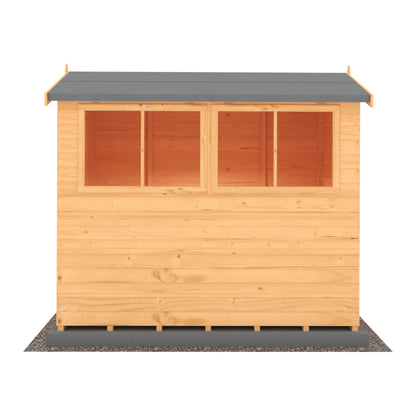 Shire Atlas 8x6 Single Door Shiplap