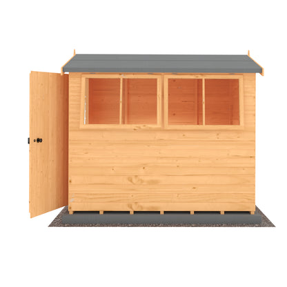 Shire Atlas 8x6 Single Door Shiplap