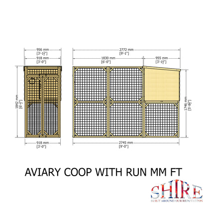 Shire Aviary Coop (3'x2'x101/2")