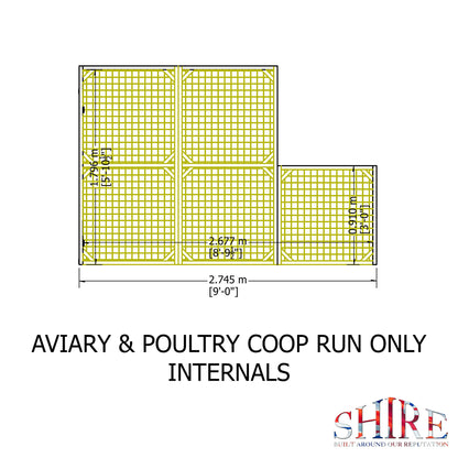 Shire Aviary Coop (3'x2'x101/2")