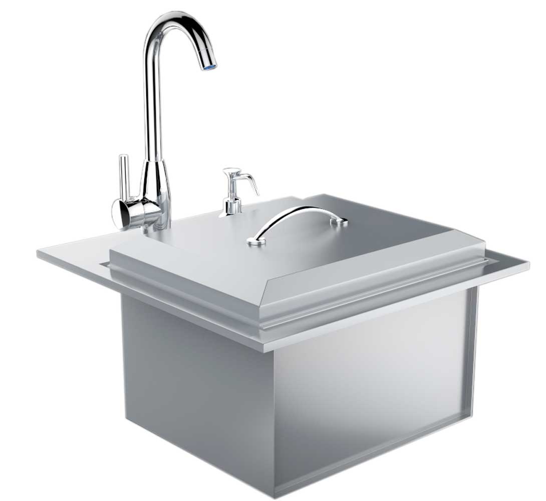 Sunstone Premium Drop-In Water Sink with Cover