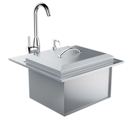 Sunstone Premium Drop-In Water Sink with Cover