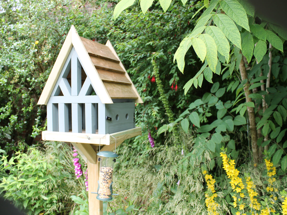 Churnet Valley Bird Table - Pigeon Proof